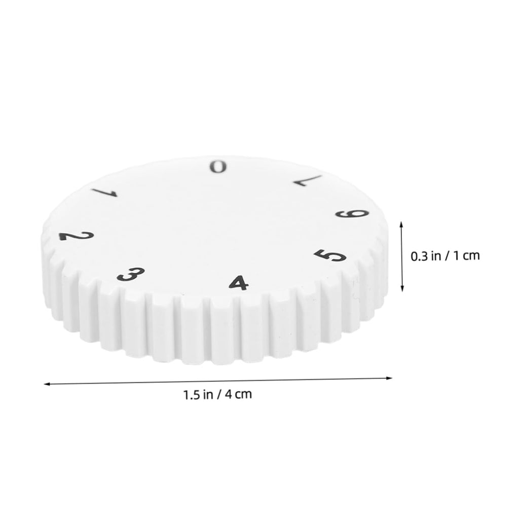 IWOWHERO 2pcs White Plastic Fridge Thermostat Control Knobs Replacement