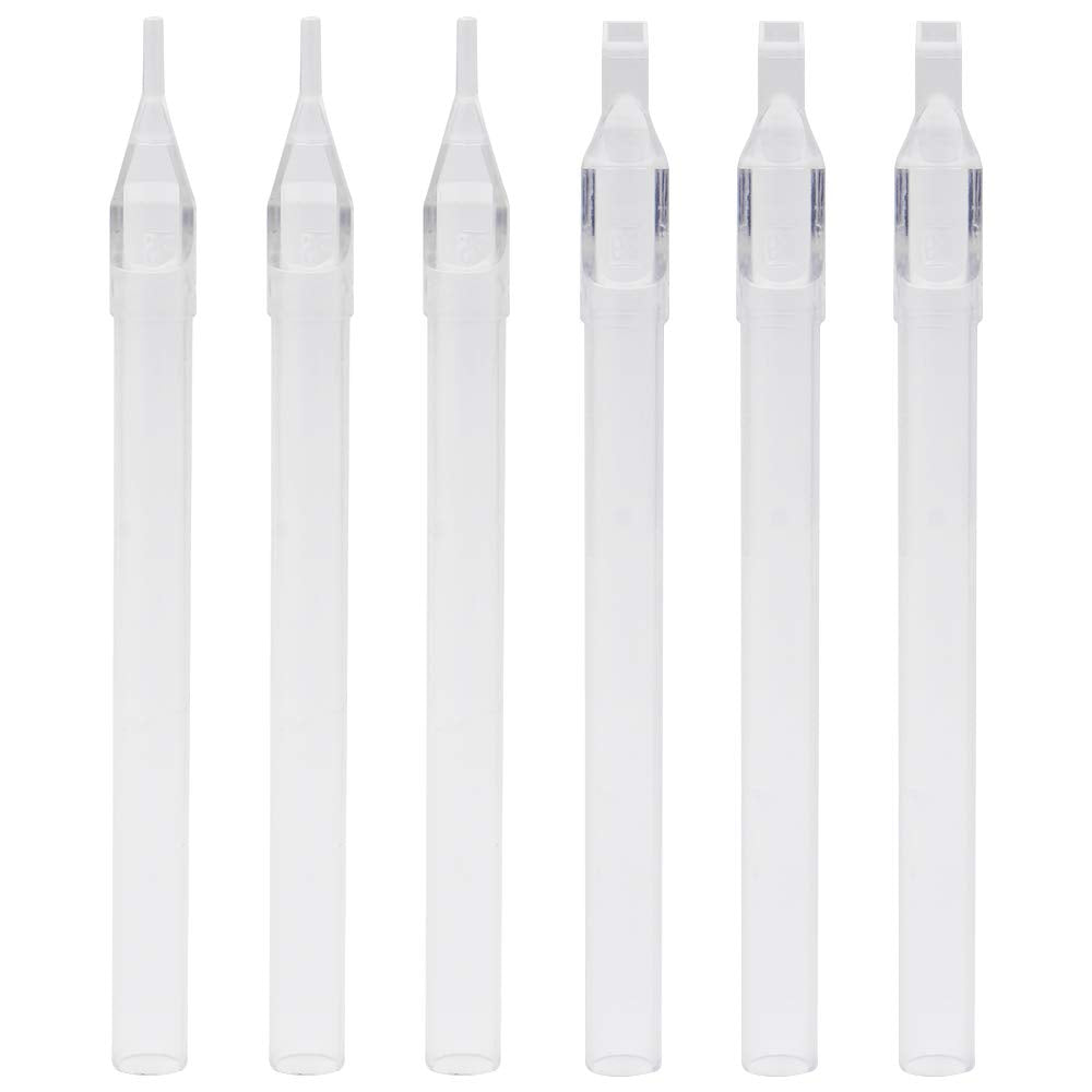 100PCS Mixed Long Disposable Tattoo Tips Tubes for 3RL 5RL 7RL 9RL 3RS 5RS 7RS 9RS 5M1 7M1 Tattoo Needles Tips Round