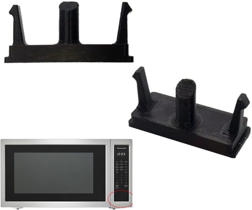 Microwave Push Button Replacement fits Kitchen-aid Whirlpool Microwave Door Eject Button - Easy Open Door Release