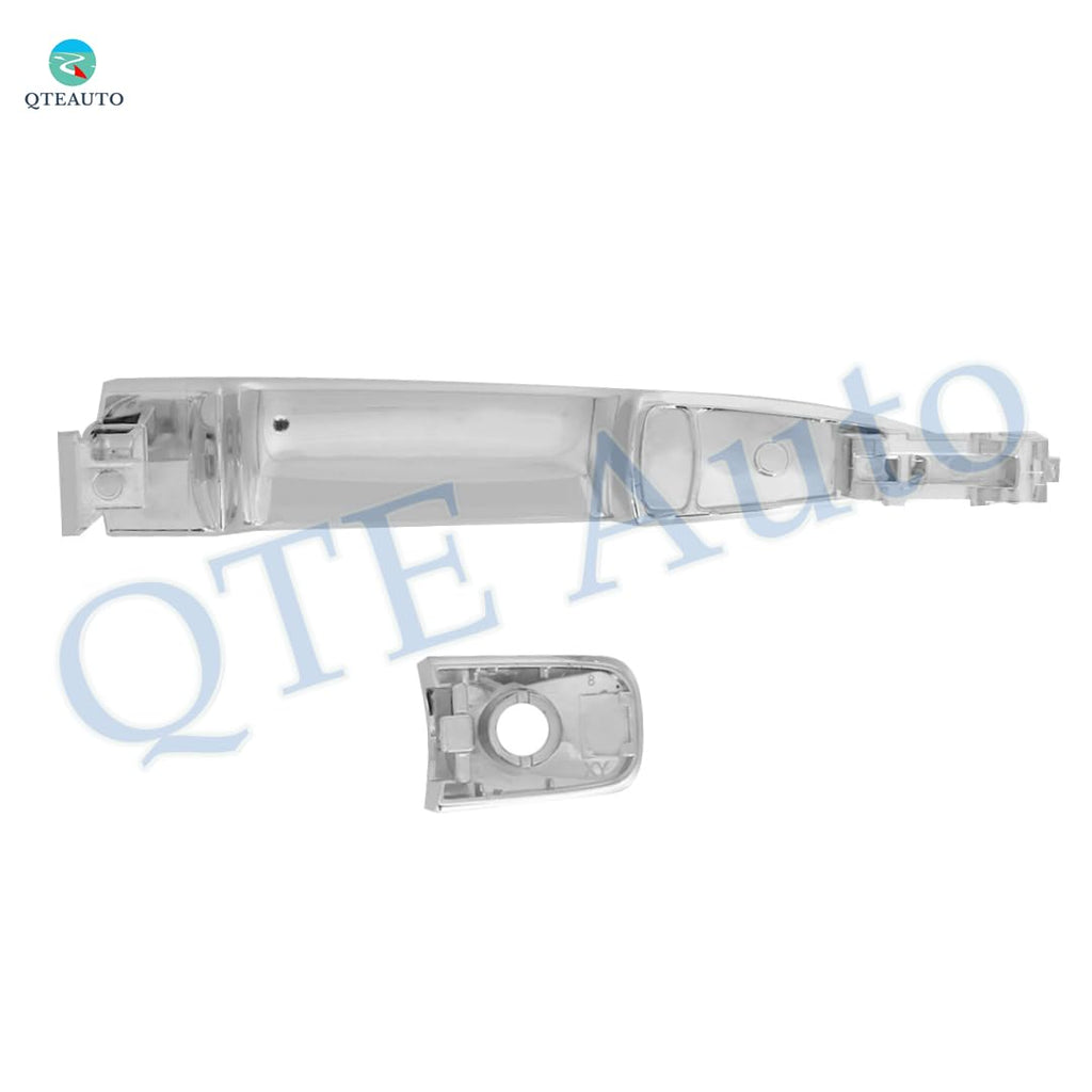 PM Auto Front Left Outer Door Handle Cap Compatible with 2013-2019 Nissan Sentra