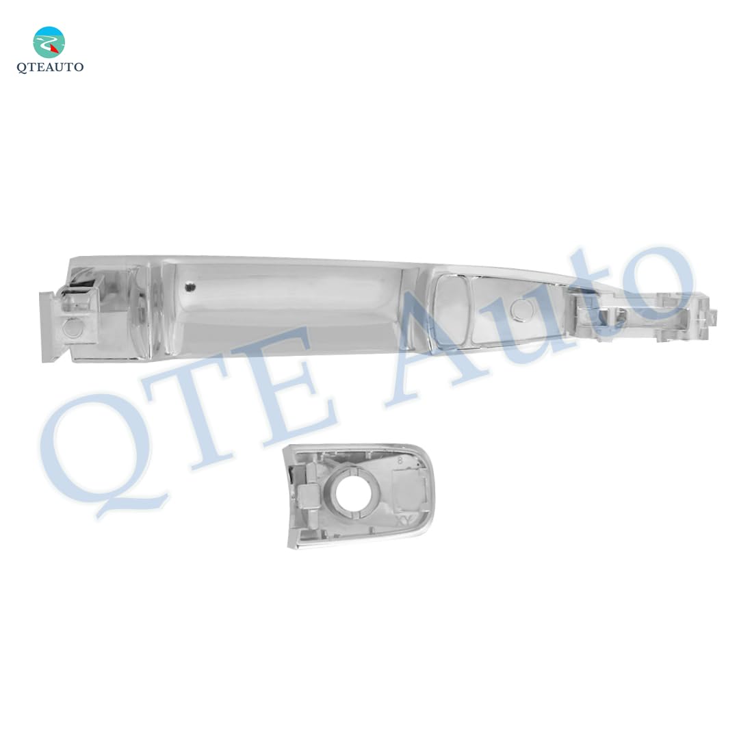 PM Auto Front Left Outer Door Handle Cap Compatible with 2013-2019 Nissan Sentra