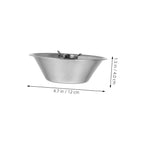 4pcs Stainless Steel Range Hood Oil Bowl for Kitchen Use