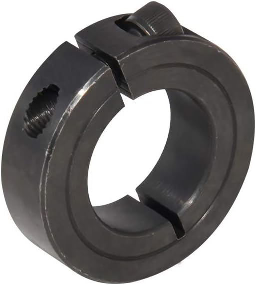 Single Split Clamp-On Shaft Collars of Metal Material 3/4 inch Bore Set Screw