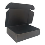 50 Pack 9x6x2'' Small Shipping Boxes, Corrugated Cardboard Mailers for Business, Black (CM962B)