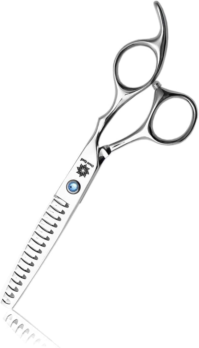 Hair Chunker Scissors - 6" Hair Texturizing Shears 440C Steel | Hair Thinning Shears, Premium Joint Screws, Mirror