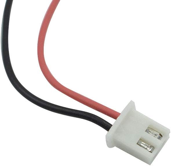 Hxchen JST XH2.54-2P 2.54mm Pitch 2 Pin Female Connectors Cable Plug Header Expansion Wire 100mm - (10 Pcs)