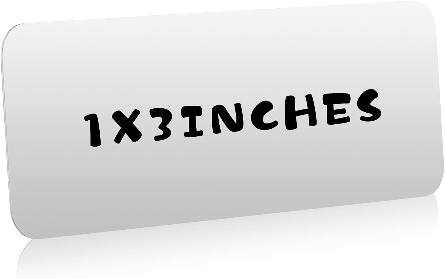 12 Pack Sublimation Blank Name Plates, 12 Pcs Aluminum Metal Name Card with Adhesive Backing, Customizable License