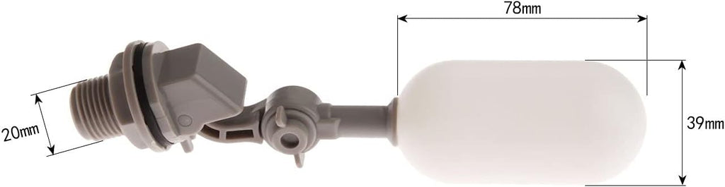 Pond Float Valve 1/2" Shut Off Valve Float Ball Valve