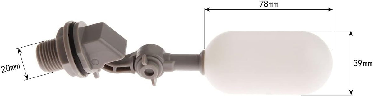 Pond Float Valve 1/2" Shut Off Valve Float Ball Valve