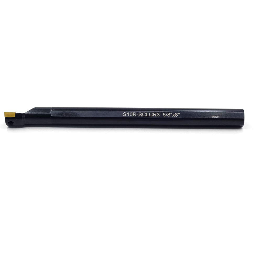 OSCARBIDE 5/8"x 8" Indexable Boring Bar, SCLCR,Right-Hand