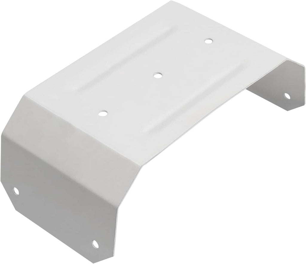 Downspout Adapter Gutter Pipe Clip Hidden Bracket 3x4 White Set of 2