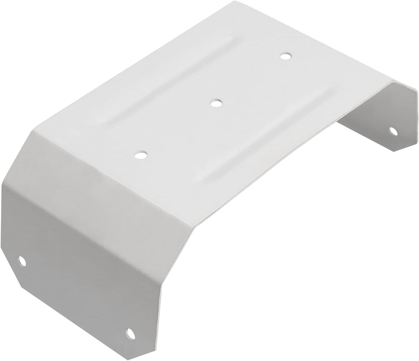 Downspout Adapter Gutter Pipe Clip Hidden Bracket 3x4 White Set of 2