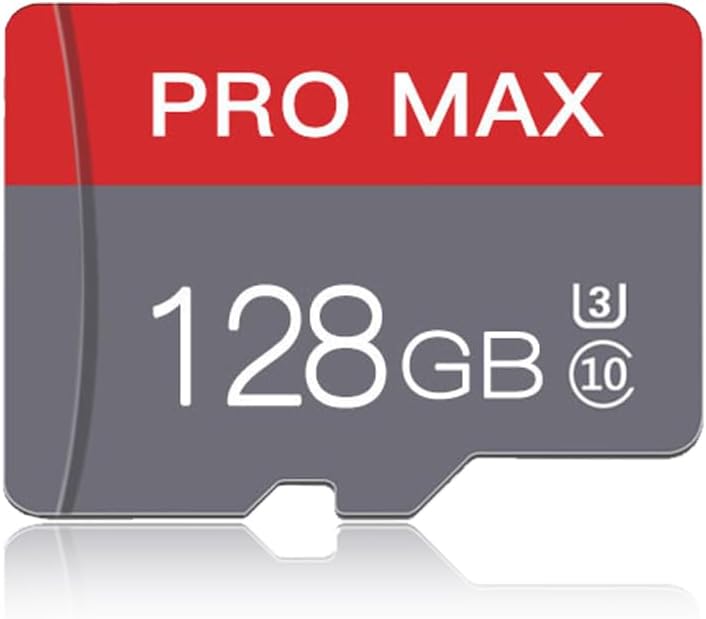 128GB Micro SD Card Memory Card with Adapter, High Speed Class 10