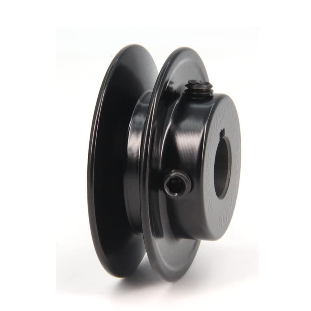 AK25 Single Groove Web Sheaves,2.5" OD 5/8" Bore V-Belt Sheave Cast Iron for V-Belt (5/8"Bore-2.5"OD, 1 Groove)