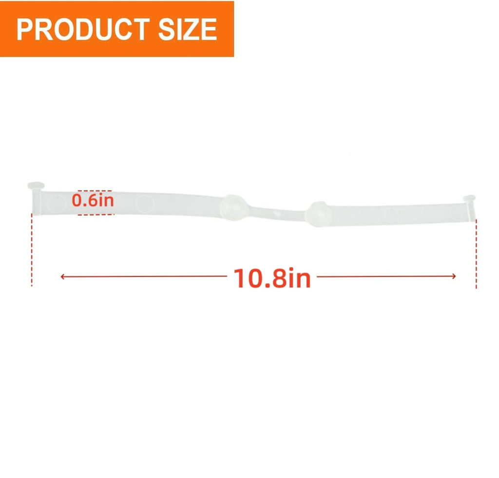 420978P Washing Machine Drum Strap Mld Straight -4 Pack