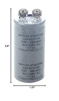 150MFD 125VAC Motor Starting Run Capacitor S1V4