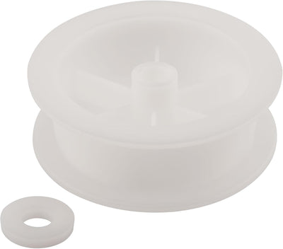 WE12X81 Dryer Idler Pulley Wheel Replacement Part Compatible with GE Dryers Replaces for WE12X33 AH265714 275154