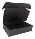 50 Pack 9x6x2'' Small Shipping Boxes, Black, Corrugated Cardboard Mailers (M962-E-B)