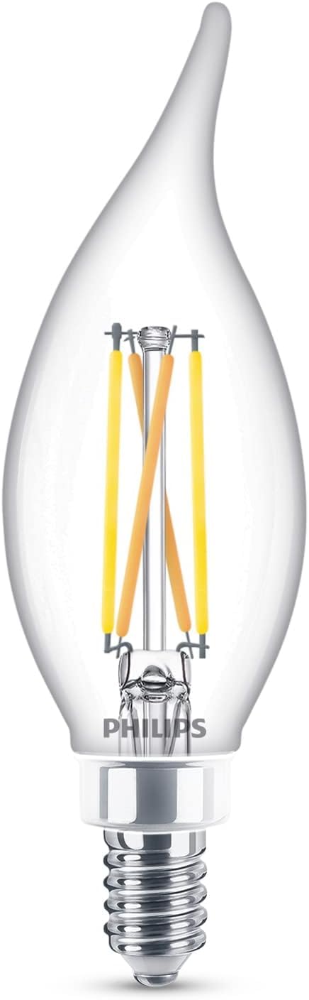 BA11 E12 Chandelier Bulbs, 3-Pack