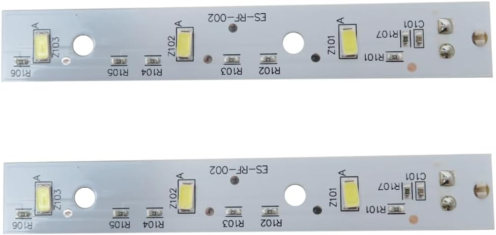 2X Refrigerators LED Light Board for GE GSS25GYPBCFS, GSS25GYPECFS,GSS25GYPFCFS,GSS25GYPJCFS,GSS25IENWHDS,for 4468532, EAP11767930, LED3344588 Update Version by Koerlam