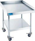 Stainless Steel Rolling Equipment Stand with Wheels (24 x 18)