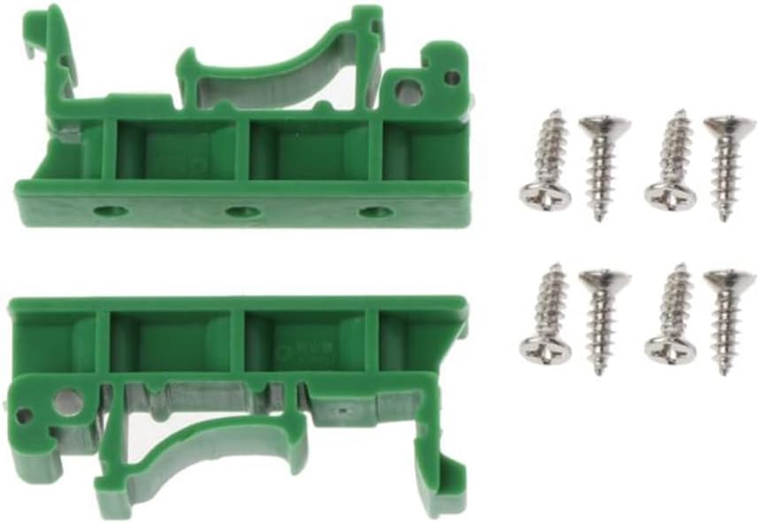 10 Sets C45 PCB DIN Rail 35mm 15mm Circuit Board Mounting Adapter