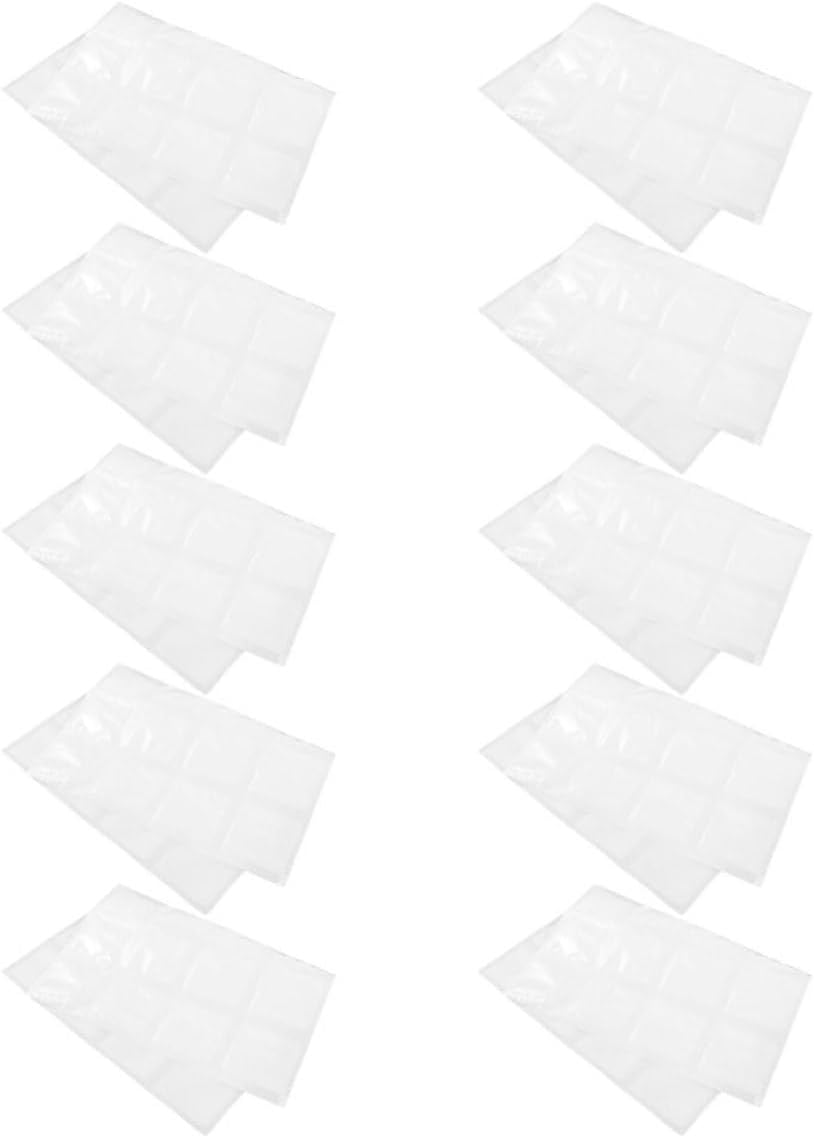 Self Absorbing Ice Packs for Cooler, 10 Sheets 24 Slots White
