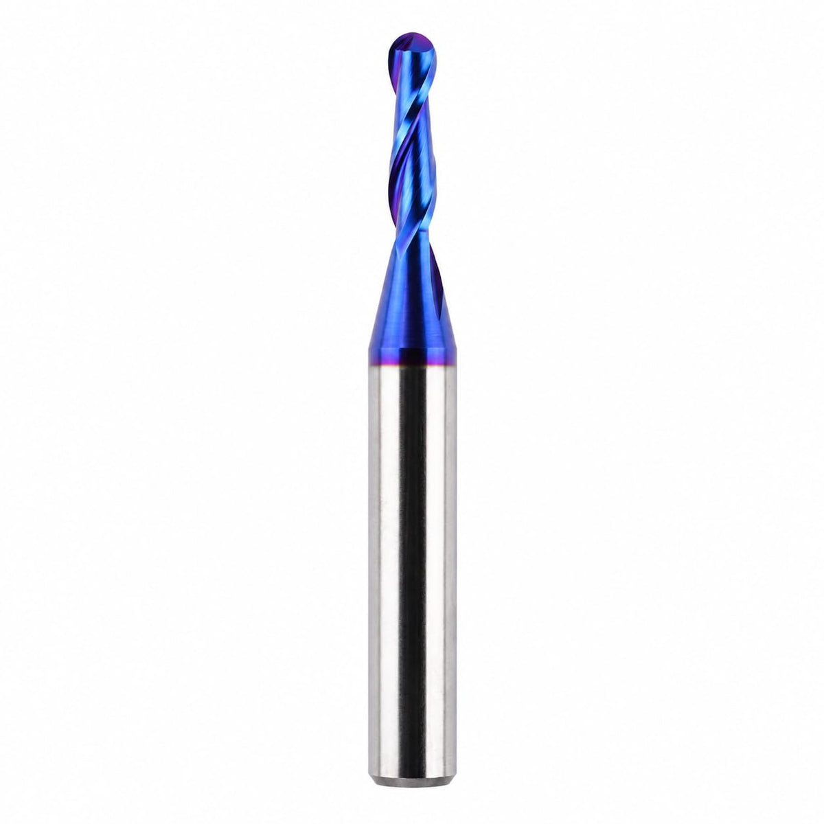 CNC Router Bits 1/4" Shank 1/8" Cutting Dia Ball Nose Spiral End Mill