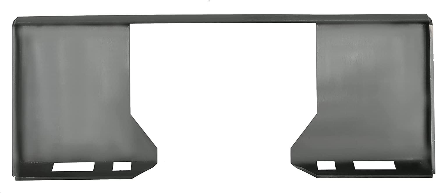 3/8" Thick Quick Tach Cut Out Mount Plate, Steel Skid Steer Quick Tach Attachment Adapter Plate Compatible with
