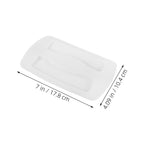 Silicone Toaster Lid Set White Cover for Sandwich Machines