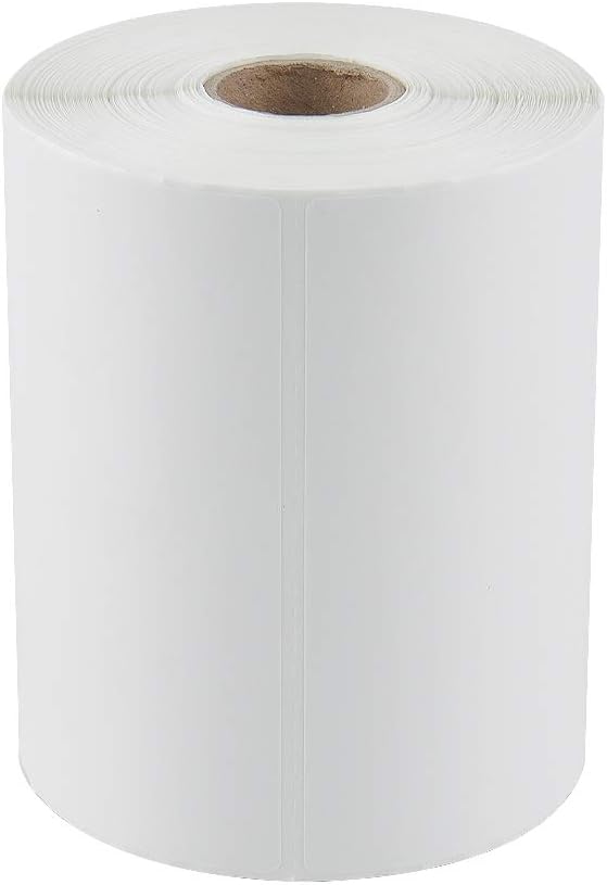 4000 Count 4" x 6" Direct Blank Thermal Shipping Labels with 250 Labels/Roll - Compatible with Zebra 2844 ZP-450