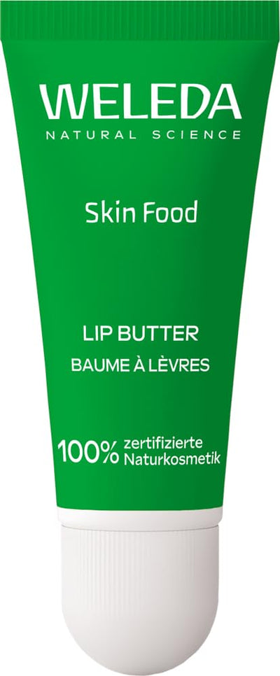 Skin Food Lip Butter, 0.27 Ounce, Plant Rich Moisturizing Lip Care with Sunflower Seed Oil, Chamomile and Calendula