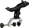 Brocraft Power Lock Fully Adjustable Aluminum Large Opening Clamp Rod Holder for Jon Boat
