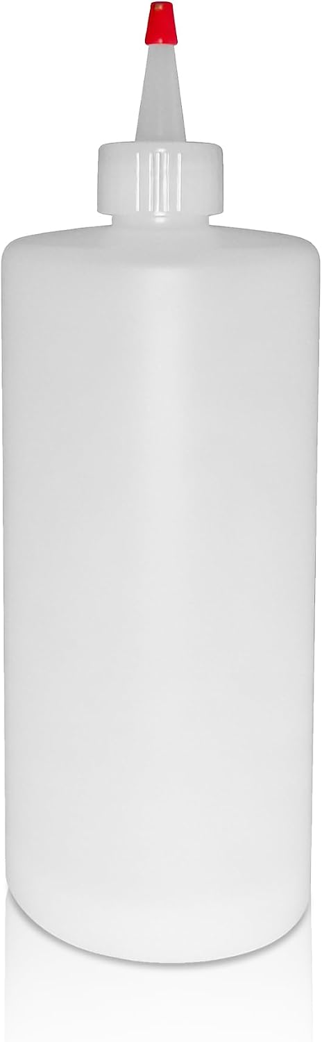Replacement Sauce Bottle for 580 Series Sauce Guns - Large Capacity 20oz Refillable Condiment Container, Single Bottle