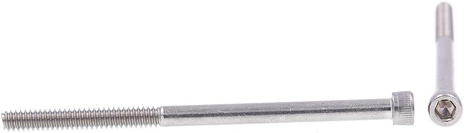 Prime-Line 9177362 Socket Head Cap Screws, Hex (Allen) Drive, #6-32 X 2-1/2 in, Grade 18-8 Stainless Steel (10 Pack)