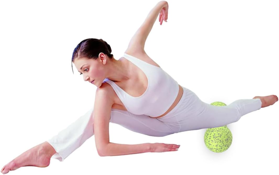 Peanut Shape Massage Ball Fluorescent Mini Foam Roller for Deep Tissue Muscle Relief Back Shoulder Neck Waist Leg