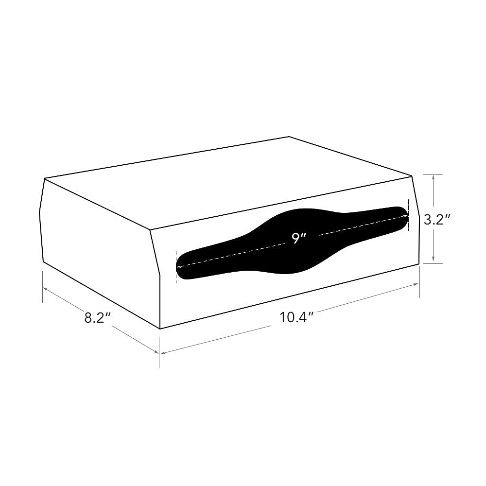 Commercial Paper Towel Dispenser Wall Mount, Matte Black