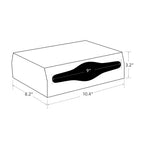 Commercial Paper Towel Dispenser Wall Mount, Matte Black
