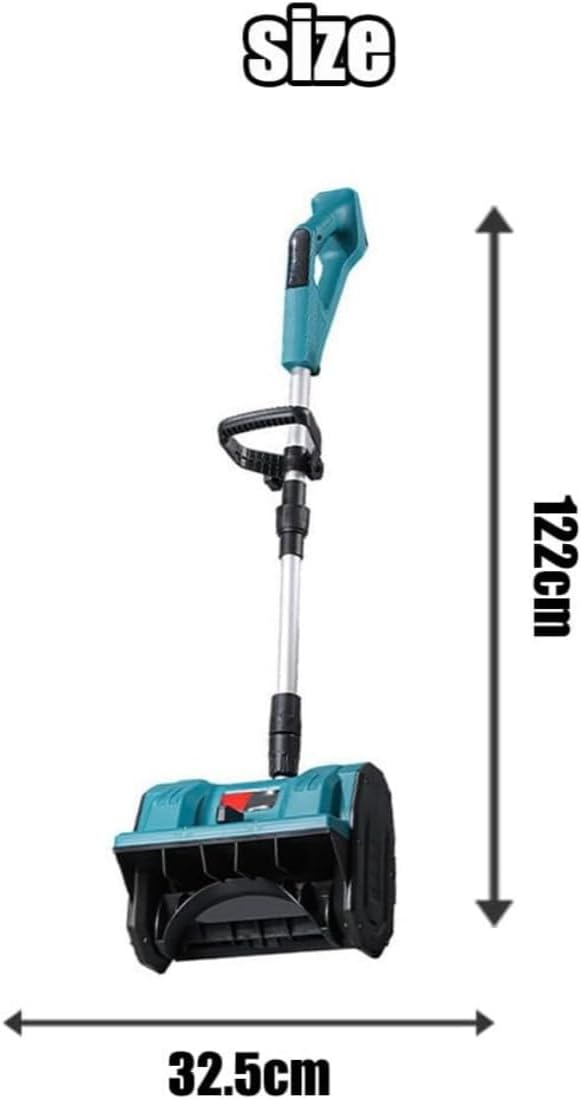 Brushless Snow Shovel Compatible with 21v Battery, 12” Cordless Snow Blower Electric Power Snow Thrower with Battery