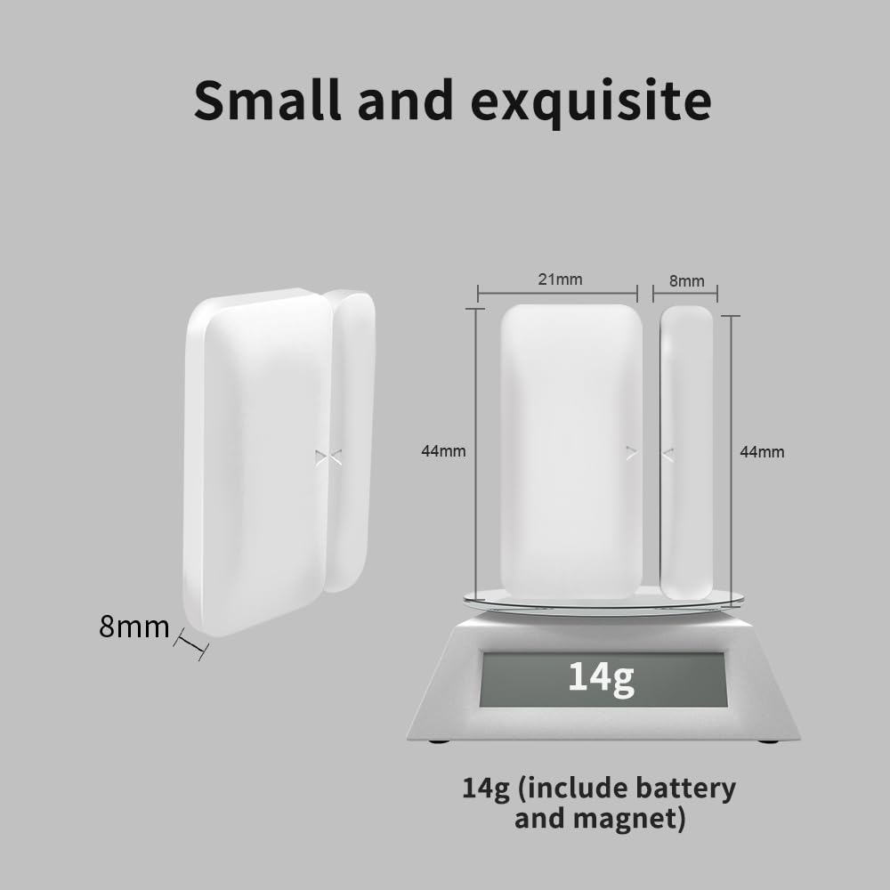 Tiny Dropped-Resistant smart Zigbee3.0 Door/Window Sensor Contact Sensor, Support Ewelink Home Assistant zigbee2MQTT (2)