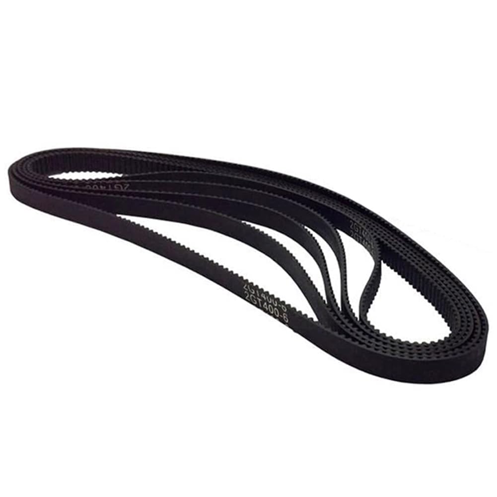 5pcs 400-2GT-6 Timing Belt Length=400mm Width=6mm Rubber Closed Loop GT2 Timing Belt for 3D Printer