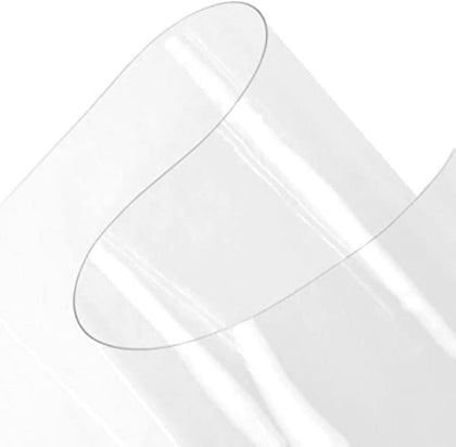 Clear Vinyl Sheeting - 20 Mil - Vinyl Plastic Sheeting, Clear Roll, Sheet for Storm Windows, Covering, Protection