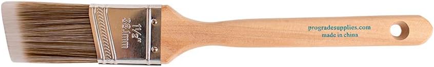 Angled Paint Brushes, 1.5 Inch Paint Brush Set for Trim, 3 Pc