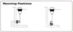 Jobe Valves Megaflow Valve with Short Tail, 1", Yellow/Black(Does NOT include Nut and Washer)