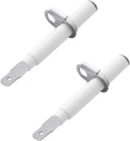2 Pcs 00631633 Gas Range Burner Electrode Replacement(White)