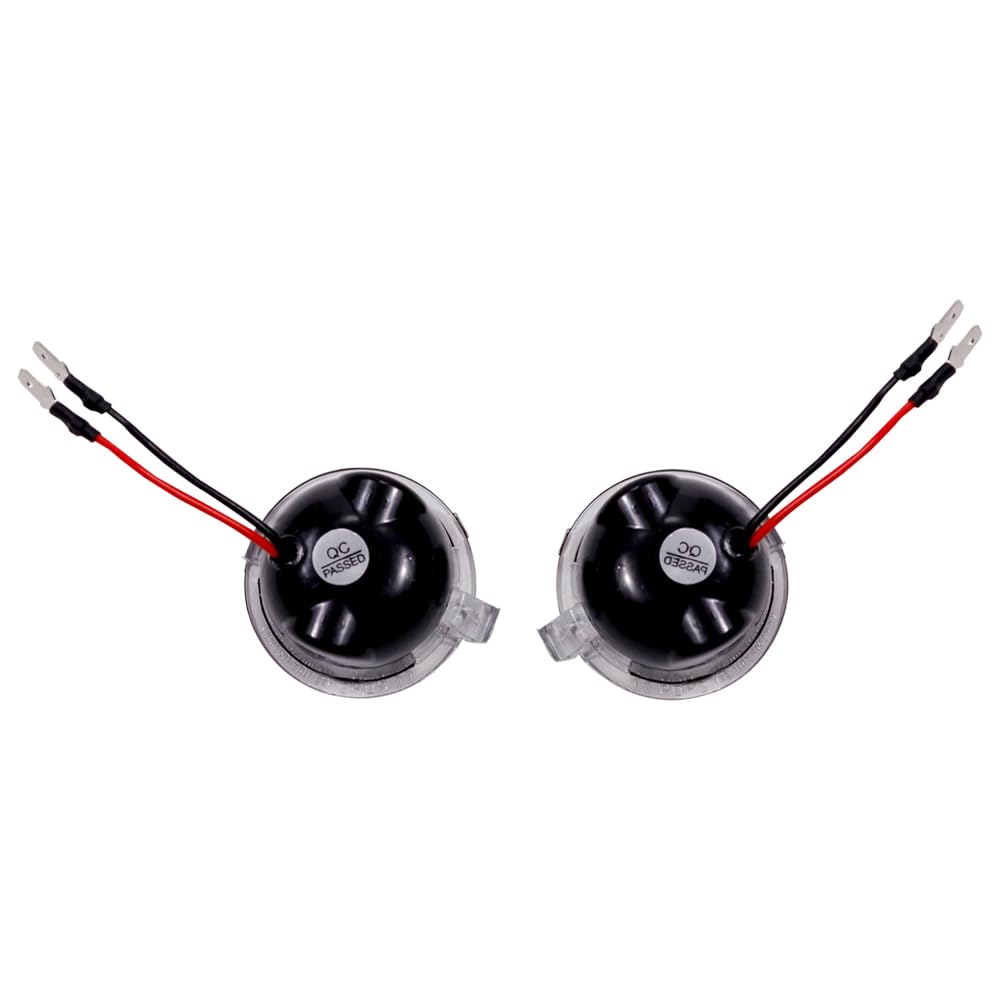 Hacreyatu 2Pcs Canbus No Error LED Side Mirror Puddle Lights For Ford F150