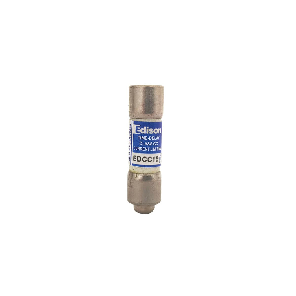 EDCC-15 (EDCC15) 15A Time-Delay Fuse Class CC 600 V Compatible with Edison