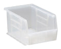 9.5" x 6" x 5" Plastic Stackable Storage Bin, Clear
