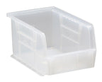 9.5" x 6" x 5" Plastic Stackable Storage Bin, Clear