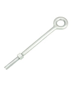 QWORK Eye Bolt with Nuts, 3/4'' x 12" Galvanized Eye Bolt, 4 Pack
